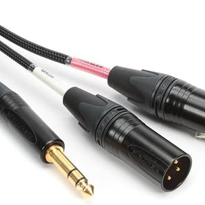 Mogami GOLD INSERT XLR-12 Gold Insert XLR Cable - 1/4-inch TRS Male to XLR Male/Female - 12 foot
