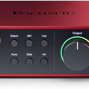 Focusrite Scarlett 2i2 4rd Gen 2x2 USB Audio Interface