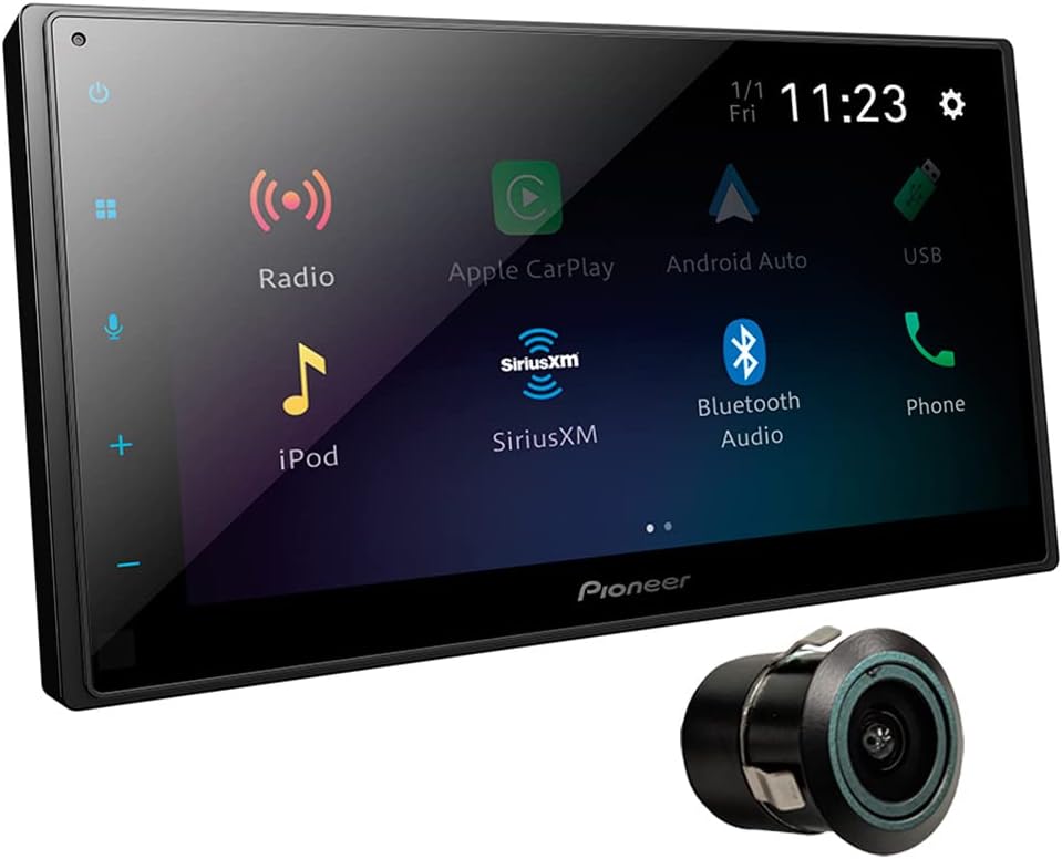 PIONEER DMH-1770NEX  Double DIN Bluetooth 6.8" Mechless Receiver + Backup Camera