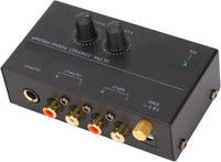 Thumbnail for MR DJ PP500 Phono Turntable Preamp Input /TRS Output Stereo Knob Control Mini Record Player Preamplifier