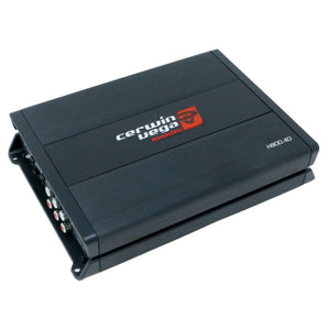 Cerwin Vega H800.4 HED Amplifier, 4 Channels, 1600W Max with 2 Pair H7694 HED Series 6.9'' 420W 4-Way Speakers