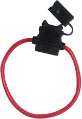 XP Audio XATC8G 8-Gauge ATC In-Line Blade Fuse Holder OFC Copper Wire Protection with cap