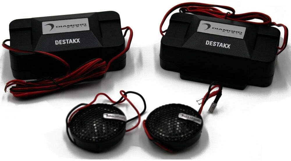Diamond Audio DESTAK 1"(25mm) Add-on Aluminum Dome Tweeter Kit with Crossover