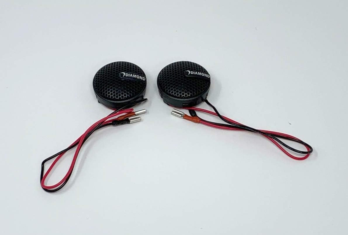 2 Diamond Audio DES365C DES Series 6.5" 3-Way Component System w/Aluminum Dome Tweeter and Crossovers