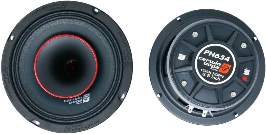 2 Pair Cerwin Vega PH654 600W 6.5" PRO Series Full Range Coaxial 4-ohm Speakers
