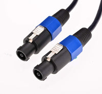 Thumbnail for 2 MR DJ CSMSM100 100 Feet PRO PA DJ Speakon Male to Speakon Male Speaker Cable