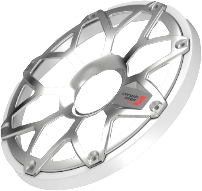 Cerwin Vega SM10FGW RPM Stroker 10" Flush Mount Speaker Grill, Pair (White)