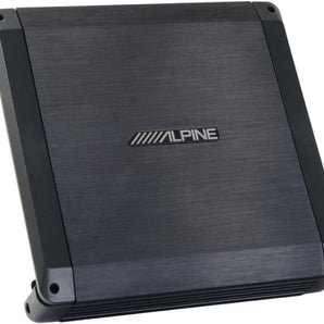 Alpine BBX-T600 2-Channel Amplifier + IBR64 Bluetooth Receiver + 4 Gauge Amp Kit