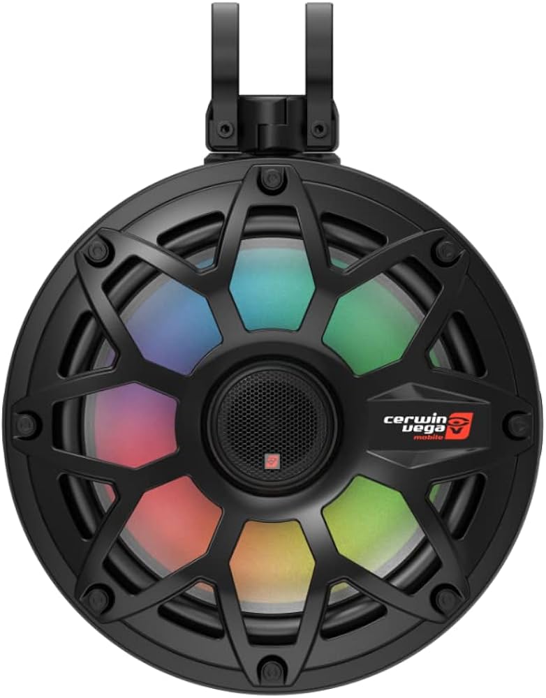 Cerwin Vega SL65F4B RPM Stroker 2-Way 6.5" Long Pod Speaker System (Pair) - Black