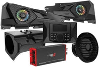 Thumbnail for Cerwin Vega RPMRZRKM22 2014+ RZR XP Front Speaker Kit 4CH Amplifier Media Center