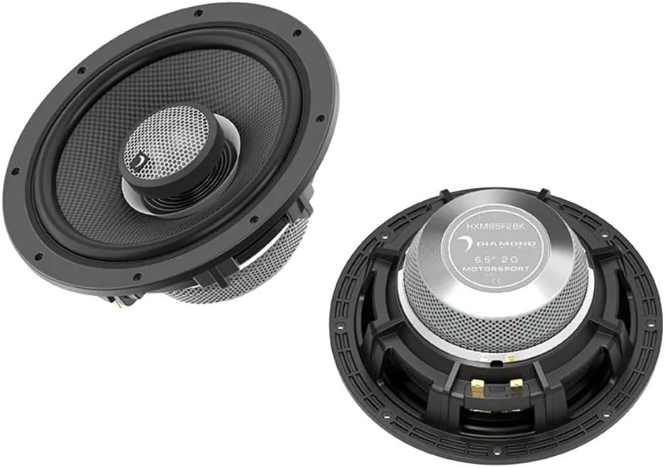 Diamond Audio HXM65F2BK 6.5" 2-Way 2Ω HIGH Output Marine Speaker