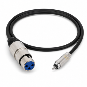 MR DJ CXFR3 3-Foot XLR Female to RCA Male Professional Audio Cable