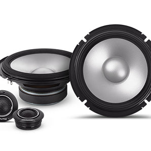 (2) Pairs ALPINE S2-S65C 240w 6.5" Car Audio Component Speakers w/1 Tweeters