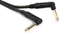 Thumbnail for Mogami GOLD INSTRUMENT-03-RR Right Angle to Right Angle Instrument Cable - 3 foot