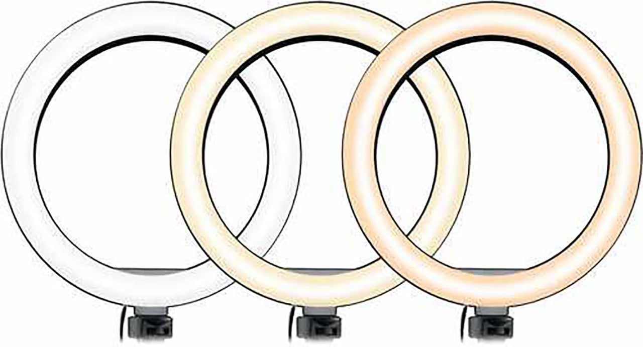 Mackie mRING-10, 10” 3-Color Ring Light Kit with Stand and Remote