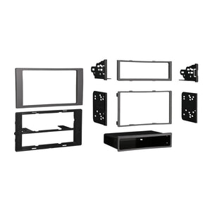 Metra 99-5824S Single/Double DIN Silver Dash Installation Kit - Compatible Fits for Ford Transit Connect 2010-2012