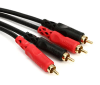 Thumbnail for Hosa CRA-201AU Stereo Interconnect Dual RCA Cable - 3.3 foot