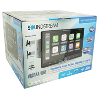 Thumbnail for Soundstream VRCPAA-106F 10″ DVD Multimedia Headunit w/ Apple CarPlay & Android Auto