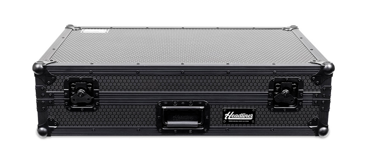 Headliner HL10016 Pitch Black Flight Case for Rane Four and Performer with Laptop Platform and Wheels