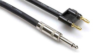 Thumbnail for Hosa SKJ-650BN, 1/4 in TS to Dual Banana Speaker Cable - 50 Ft