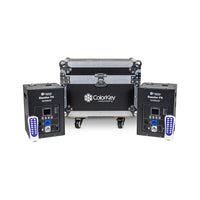 Thumbnail for ColorKey CKU-7712, 600W Cold Spark Machine with FX2 MKII 2-Pack and Road Case - Black