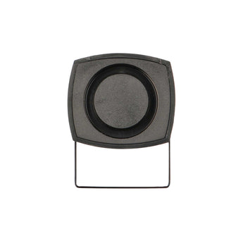  Install Bay IBSIRENM6 Mini PIEZO Siren 6 Tone in black with a sleek design, perfect for alarms and notifications.