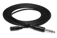 Thumbnail for Hosa MHE-325 Headphone Adaptor Cable 3.5 mm TRS to 1/4 in TRS - 25 Feet