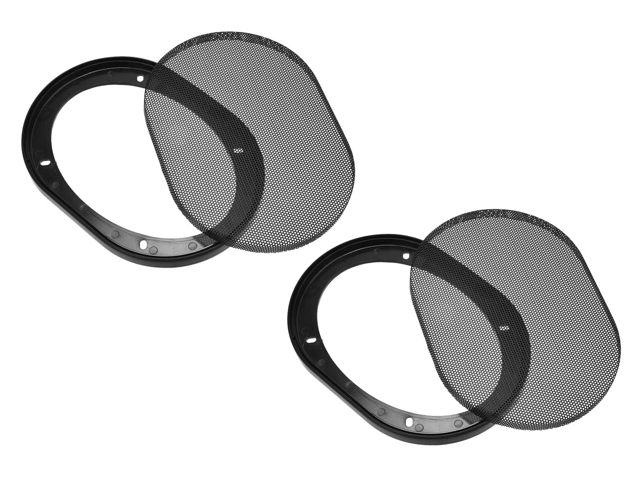 2 XP Audio 5"x7" / 6"x8" universal speaker coaxial component protective grills covers