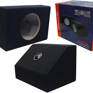 Absolute 6X9PKB 6 X 9" Angled/Wedge Black Speaker Box