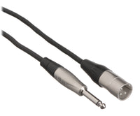 Thumbnail for Hosa HPX-0, Unbalanced ¼-Inch TS Male to 3-Pin XLR Male Audio Cable