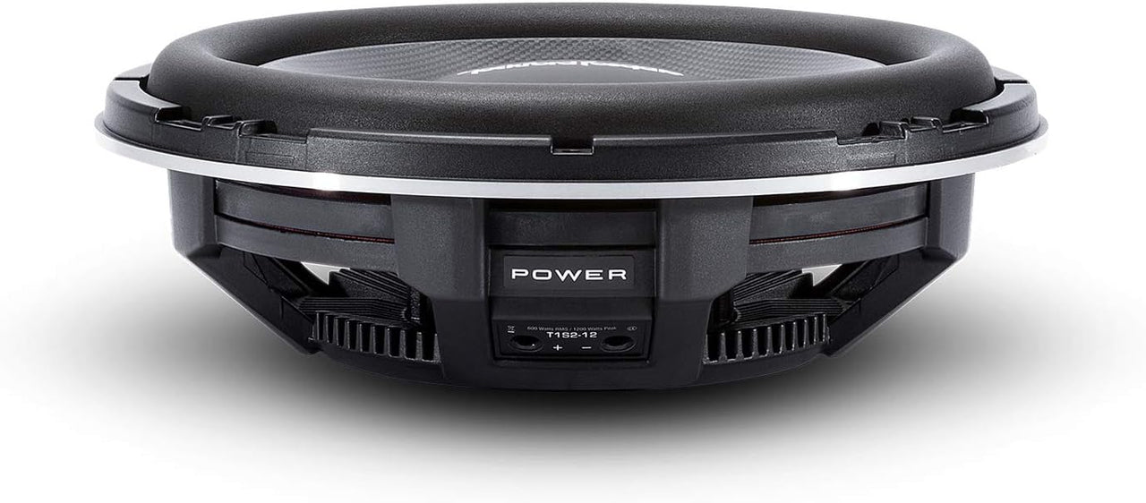 Rockford Fosgate Power T1S1-12 1200W 12" Power Series Single 1-ohm Shallow Car Subwoofer