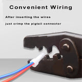 Absolute CC16G300 terminal caps pile, 300 pcs 16-14 gauge crimp terminals for car audio and electronics.
