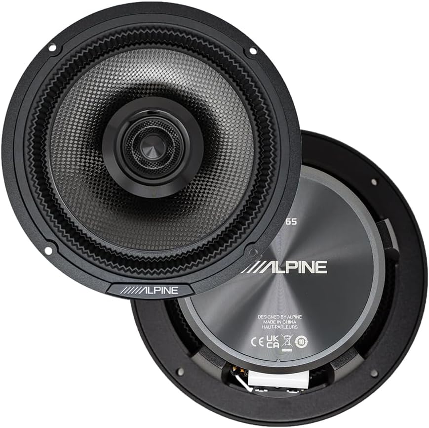 Alpine HDZ-65 600W Status Hi-Res 6.5” (16.5cm) 2-way Coaxial Speakers