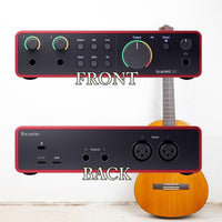 Thumbnail for Focusrite Scarlett Solo 4th Gen 2x2 USB Audio Interface With Single Microphone Preamp