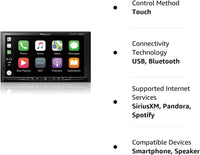 Thumbnail for PIONEER DMH-1500NEX Double DIN Bluetooth Apple Carplay 7” Digital Media Receiver