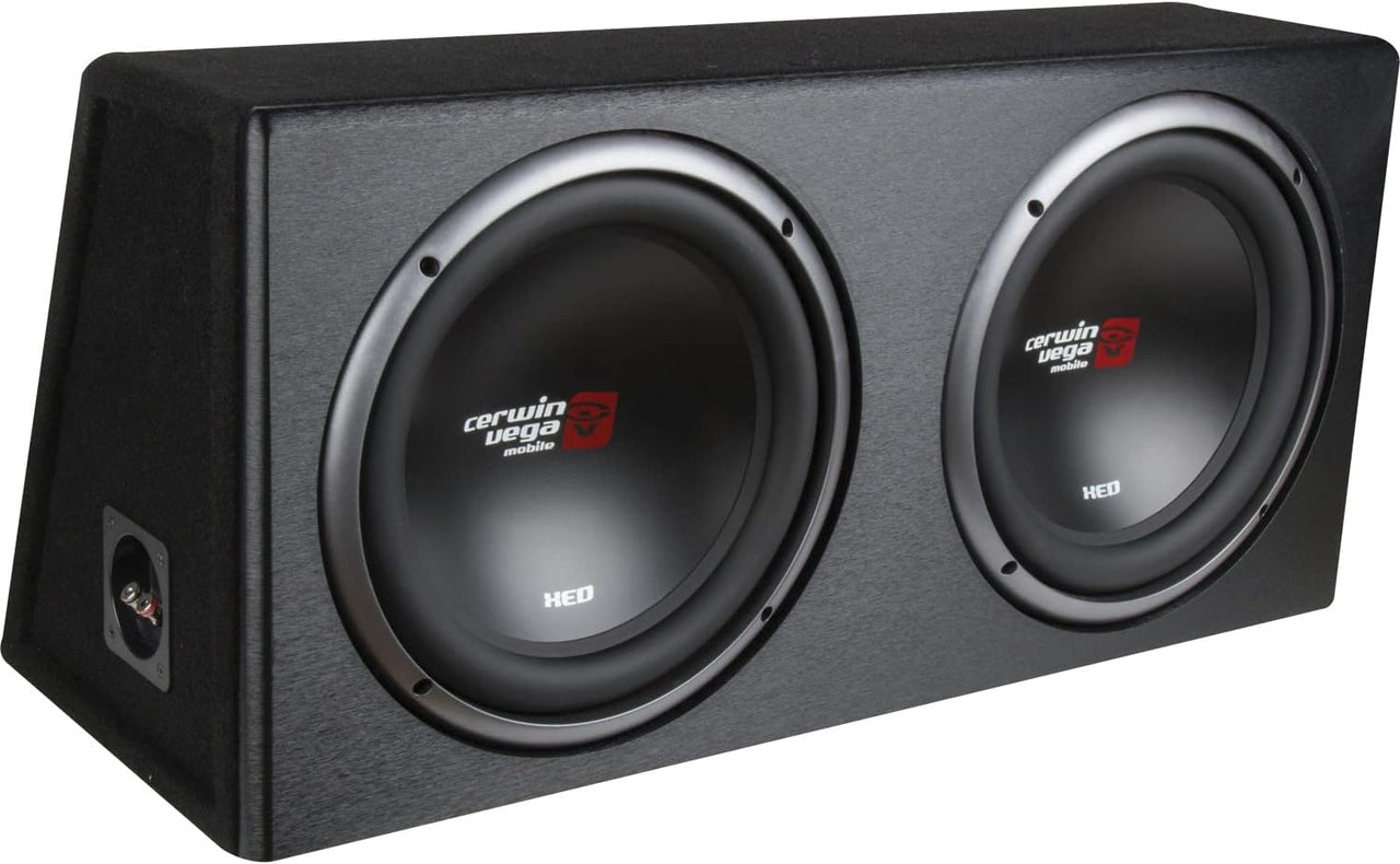 Cerwin Vega XE10DV XED Series Dual 10" Loaded Vented Enclosure (2Ω)
