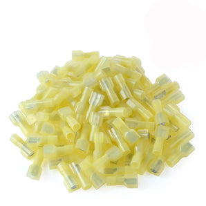 Absolute MQD1210Y 12/10 Gauge Nylon Fully Insulated Male Quick Disconnects Yellow