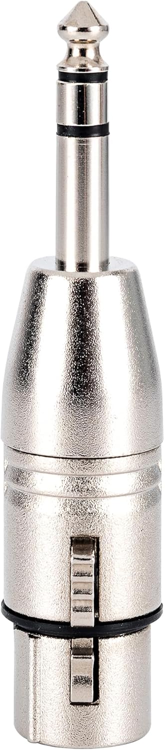 MR DJ XFTRS-2 1/4" TRS to Balanced XLR Female Adapter 2-Pack