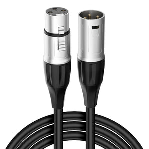 MR DJ CXMXF50 50' XLR Male to XLR Female Microphone Balanced Instrumental Dj XLR Interconnect Cable