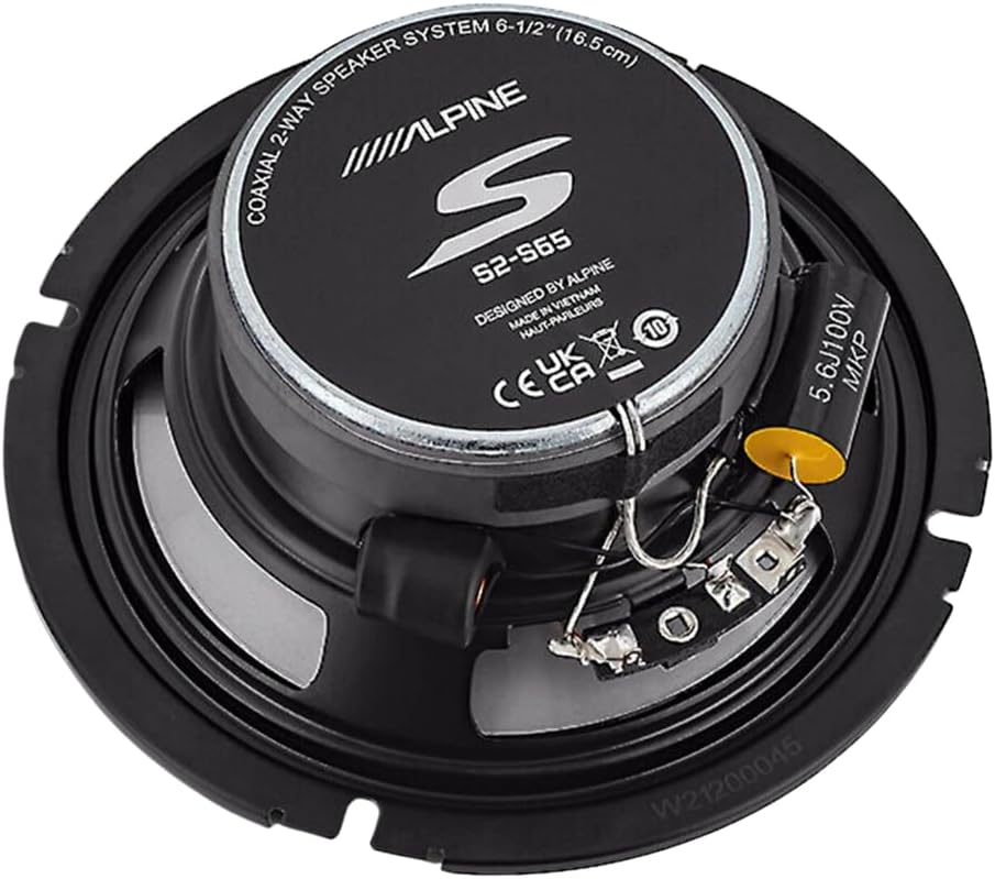 Alpine S2-S65 + Speaker Adapters + Harness Fit Select Honda and Acura Vehicles