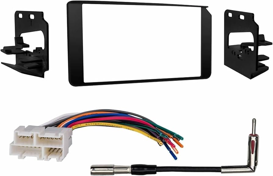 Double DIN Car Stereo Install Kit & Harness Fit 1995-2002 C/K Silverado/Sierra