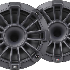 MB Quart NH2-116 Nautic 6.5" Marine Compression Horn Speakers Black Silver White Grills
