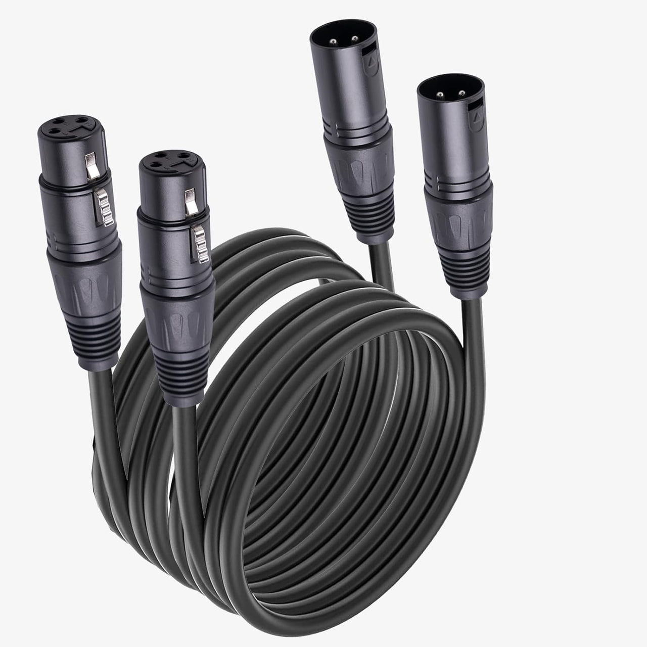 2 MR DJ CXMXF30 30' XLR Male to XLR Female Microphone Balanced Instrumental Dj XLR Interconnect Cable