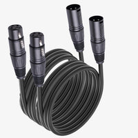 Thumbnail for 2 MR DJ CXMXF50 50' XLR Male to XLR Female Microphone Balanced Instrumental Dj XLR Interconnect Cable