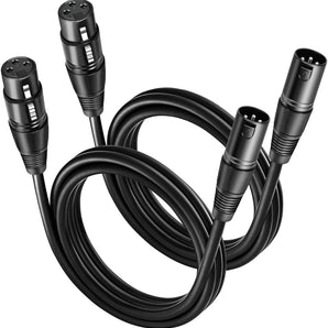 2 MR DJ CXMXF25 25' XLR Male to XLR Female Microphone Balanced Instrumental Dj XLR Interconnect Cable
