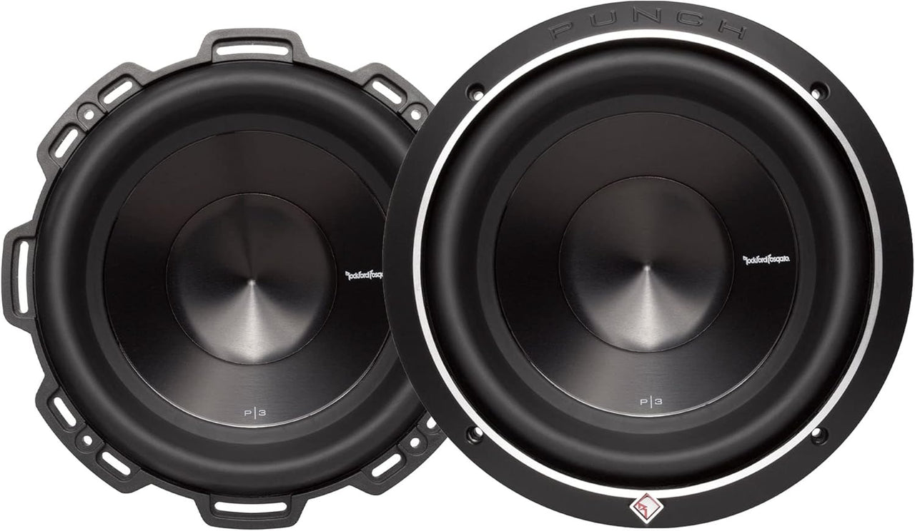 2 Rockford Fosgate P3D2-10 Punch P3 DVC 2 Ohm 10" 1000W 2-Ohm Subwoofer