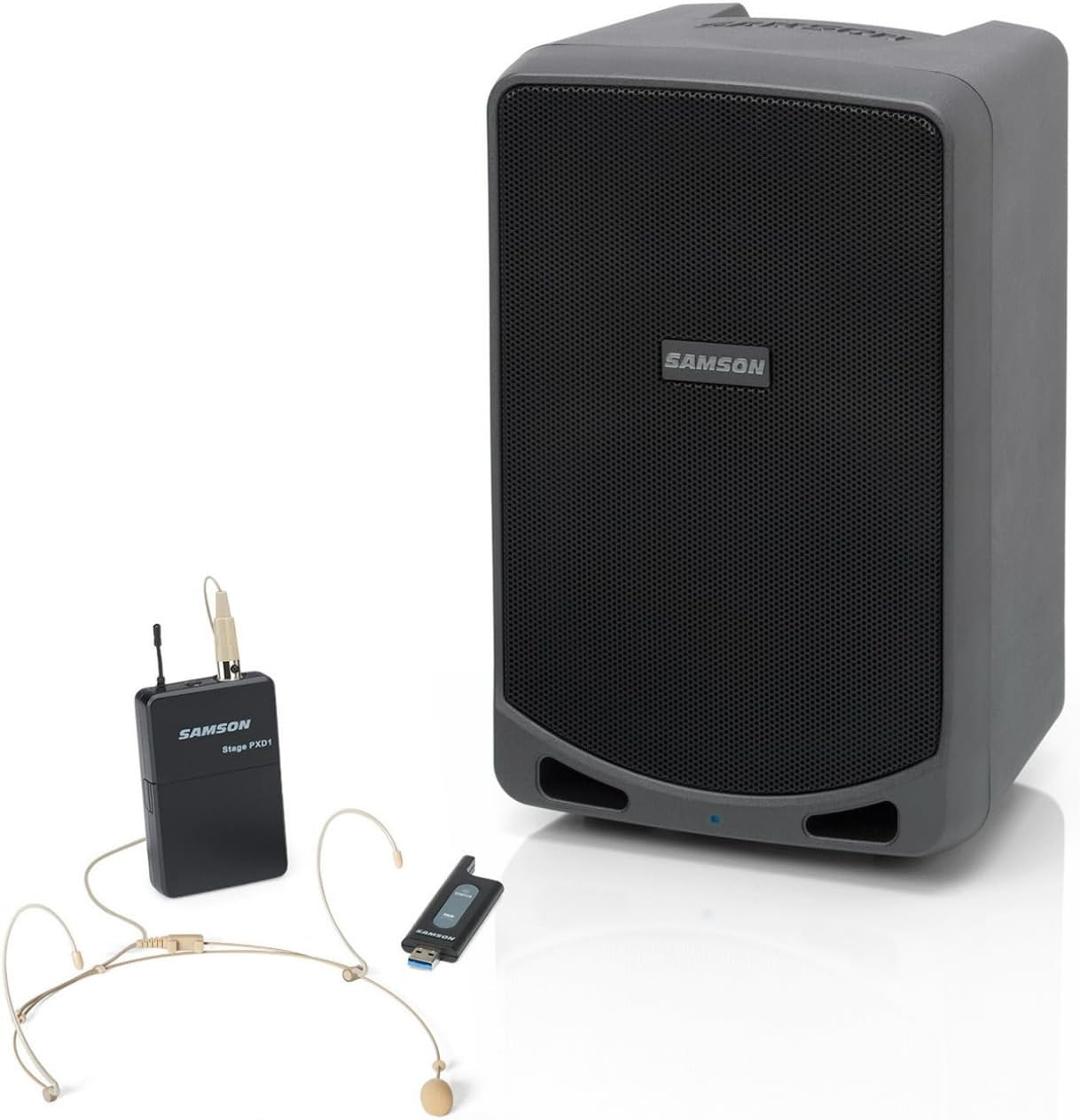 Samson Expedition XP106WDE Rechargeable Portable PA with Headset Wireless System and Bluetooth