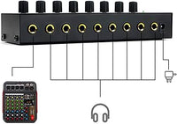 Thumbnail for MR DJ Microamp HA800 Ultra-compact 8-channel stereo headphone amplifier