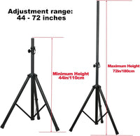 Thumbnail for Patron DJ Speaker Stand/Tripod Fold-Out Load Capacity 80LB Maximum Height 72
