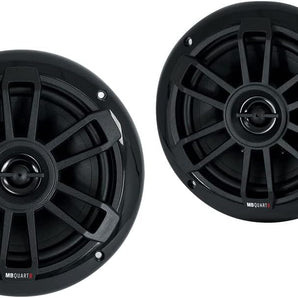 2 Pair MB Quart NF1-116B 6.5" 2-Way Coaxial Nautic Formula Speaker